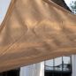 Preview: Nesling 90° Coolfit Sonnensegel 3-Eck 400x400x570 cm Sand