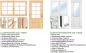 Preview: Fenster Kunststoff Gartenhaus Wochenendhaus Edelweiss 70mm 600x510cm