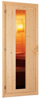 Karibu Systemsauna Larin 151x151 cm | Wandstärke 68mm