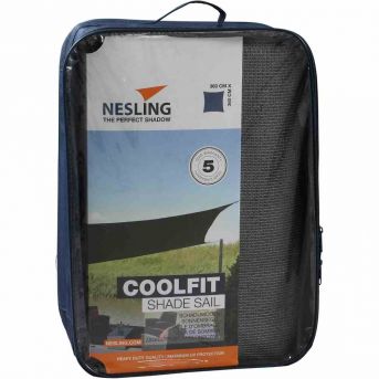 Nesling Coolfit Sonnensegel Quadrat 360x360x360x360 cm Grau