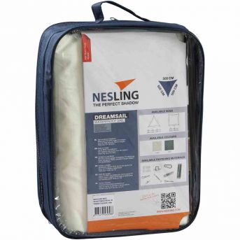 Nesling Dreamsail Sonnensegel 3-Eck Creme 500x500x500 cm Wasserdicht