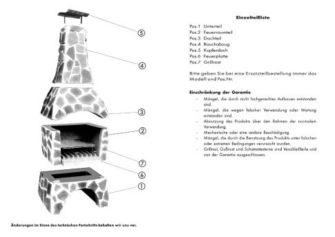 Grillkamin Landau Porphyr